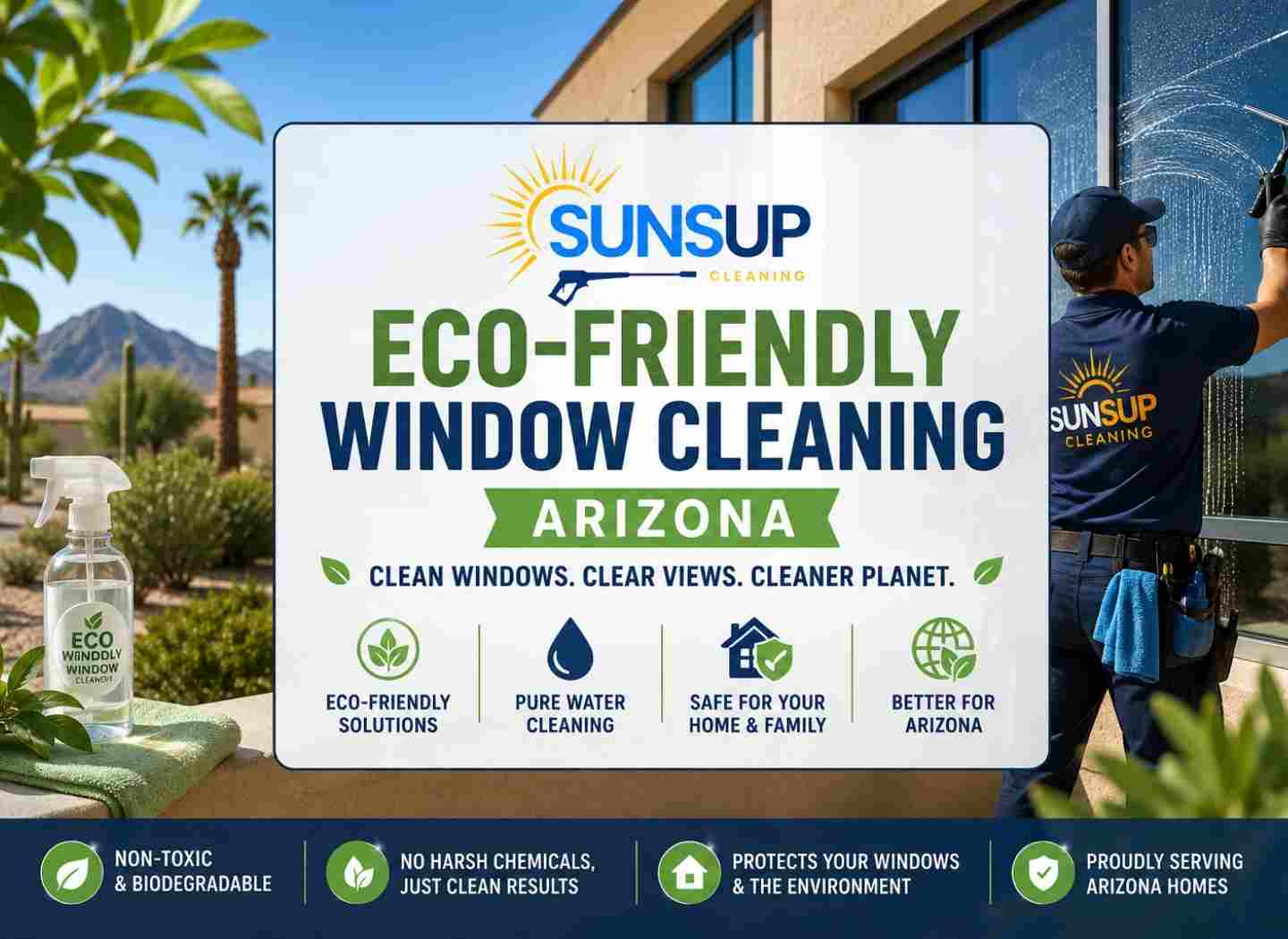 Eco-Friendly Window Cleaning Solutions for Arizona Homes