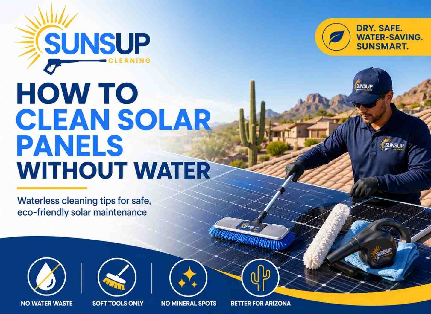 How to Clean Solar Panels Without Water