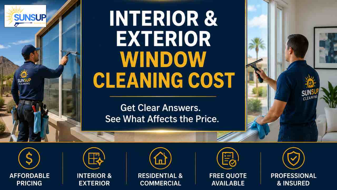 Interior and Exterior Window Cleaning