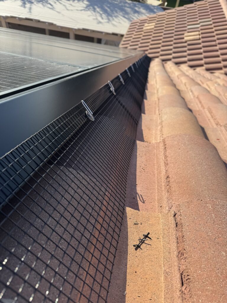 Pigeon Proofing Solar Panels