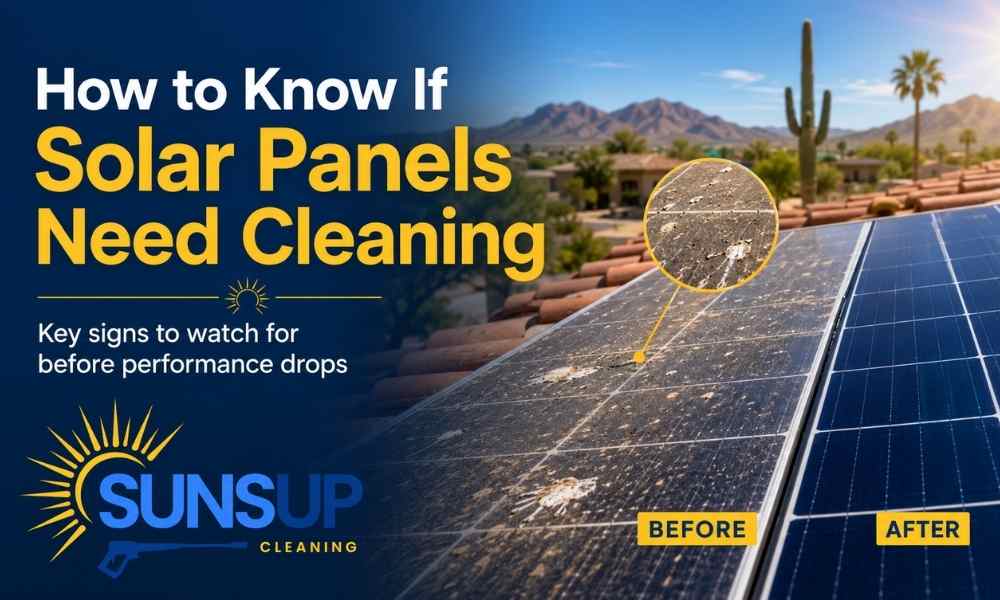 Solar Panels Need Cleaning
