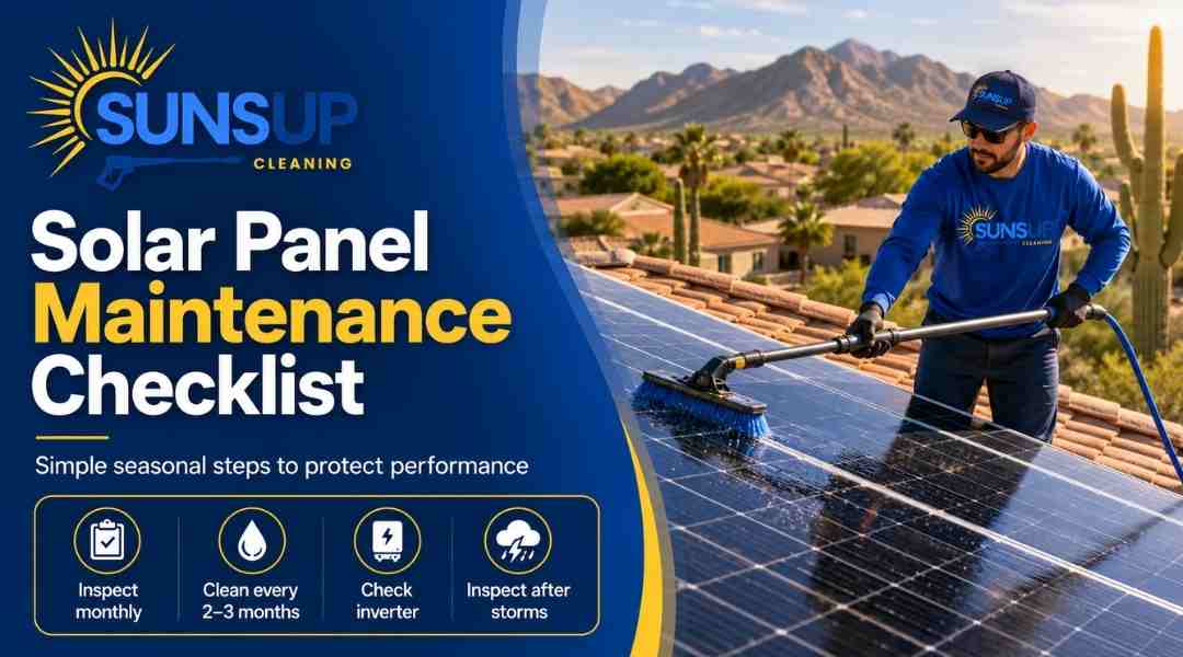 What Is the Maintenance Checklist for Solar Panels